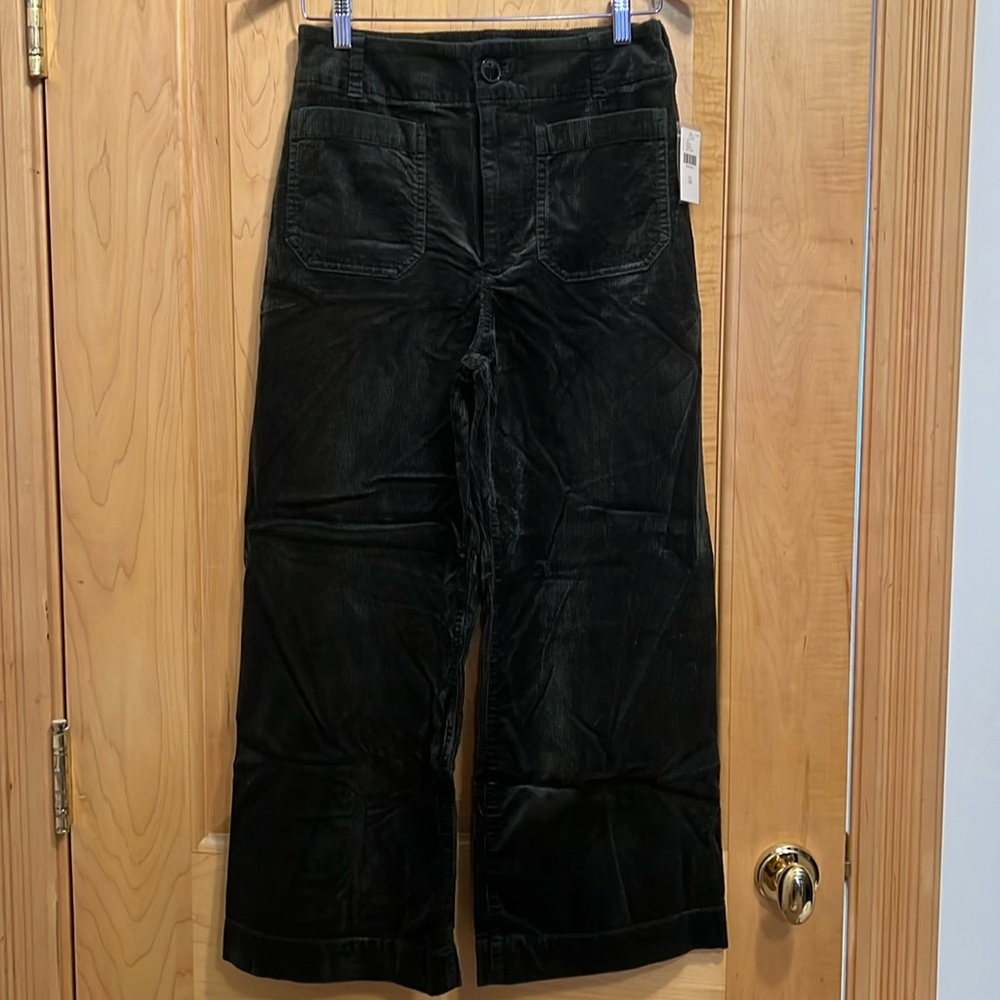 Anthropologie Maeve The Collette Cropped wide leg